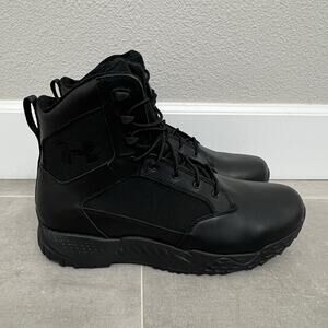 Under Armour UA Stellar TAC Mens 11.5 Black Boots Sneaker Tactical Shoes